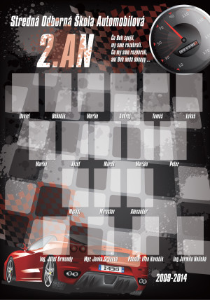 Art - Tablo na plátne 512: auto, červené