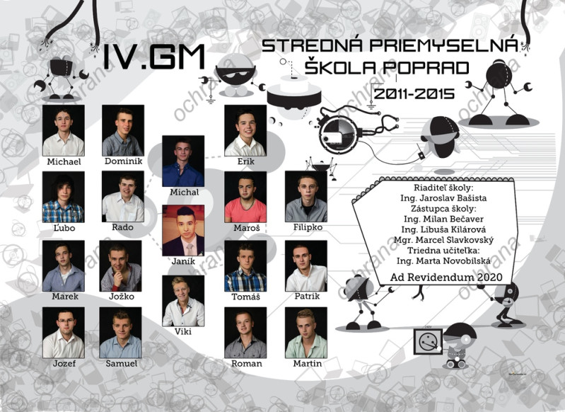 Art - Tablo na plátne 523: elektrikár, elektromechanik