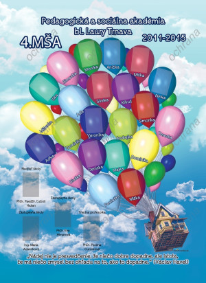 Art - Tablo na plátne 524: balón, obloha