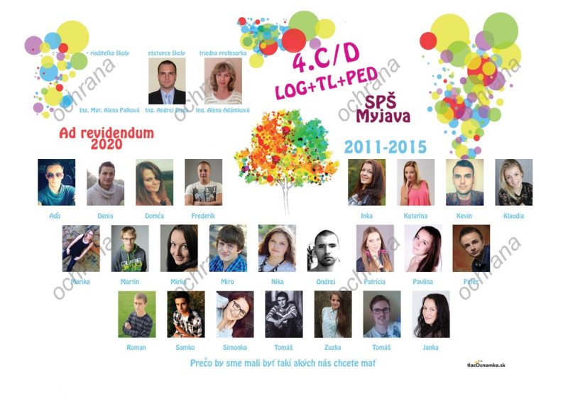 Style - Tablo v ráme 184: farebné, dúha