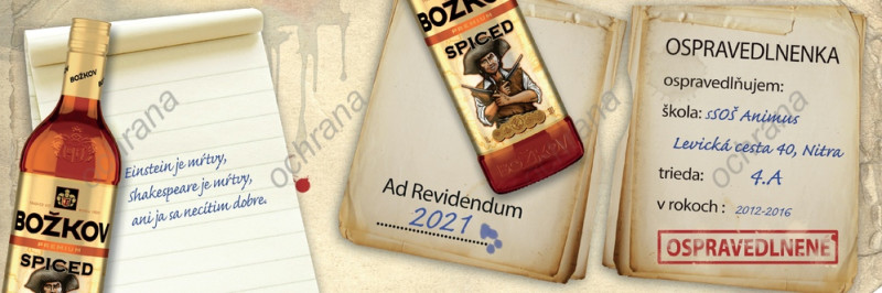 Oznamka 1035b: ospravedlnenka, škola