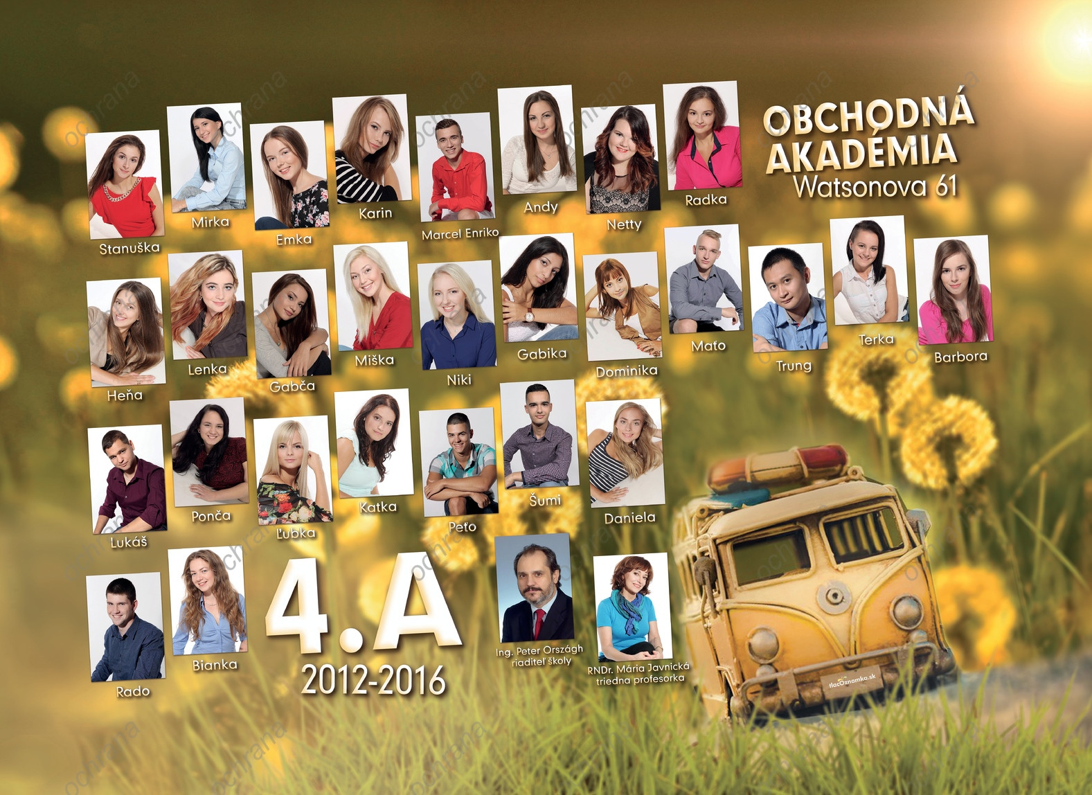 Style - Tablo v ráme 502: autobus, autoopravár