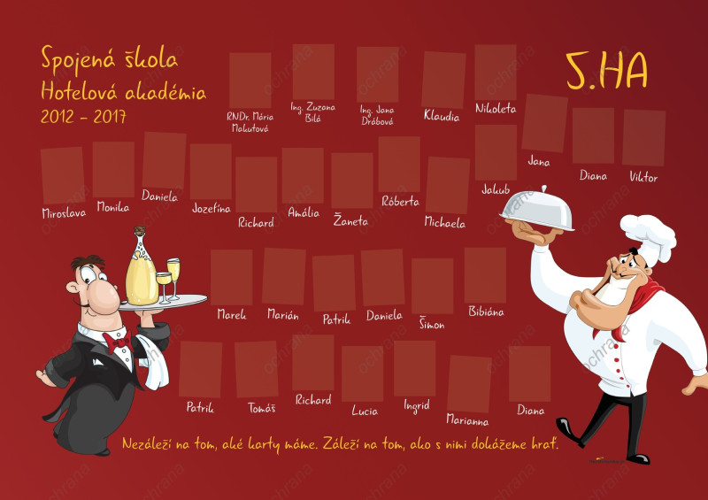 Art - Tablo na plátne 5092: kuchár, pekár