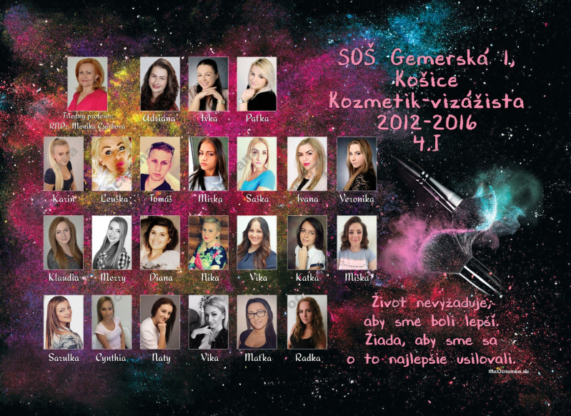 Poster - Tablo plagát 5068: kozmetička, vizážistka