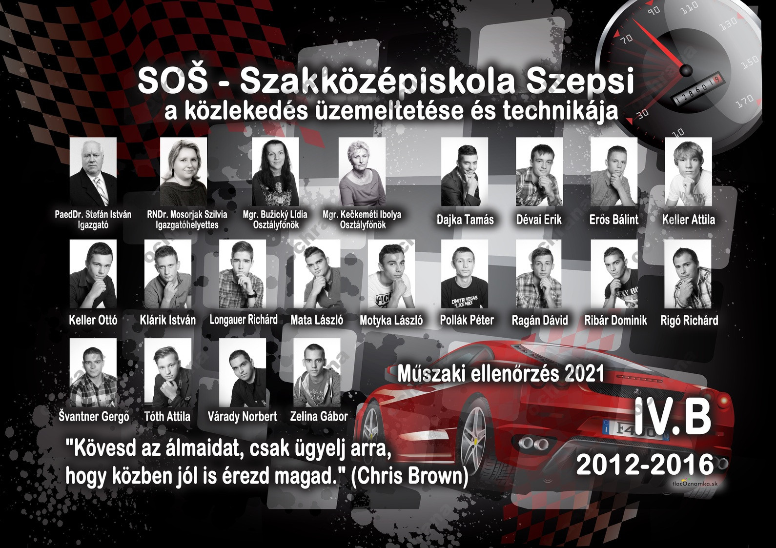 Poster - Tablo plagát 726a: auto, automechanik