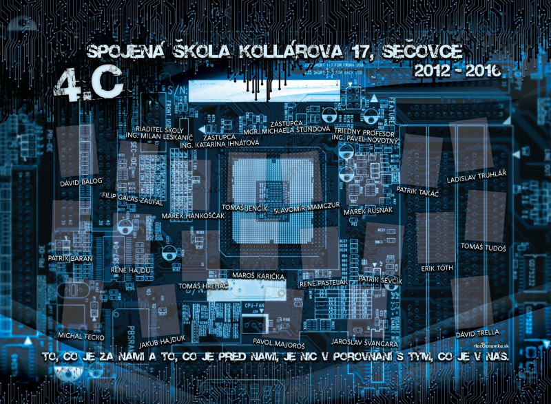 Art - Tablo na plátne 5013: elektrotechnická, elektromechanik