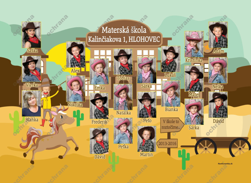 Art - Tablo na plátne 6061: fotkové, škola