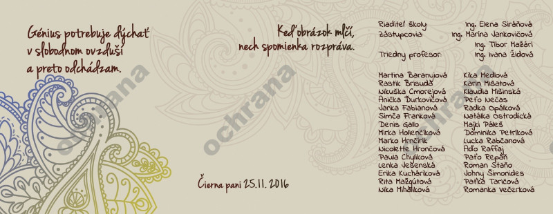 Oznamka 6135: kvety, ornamenty Oznamka 6135: kvety, ornamenty