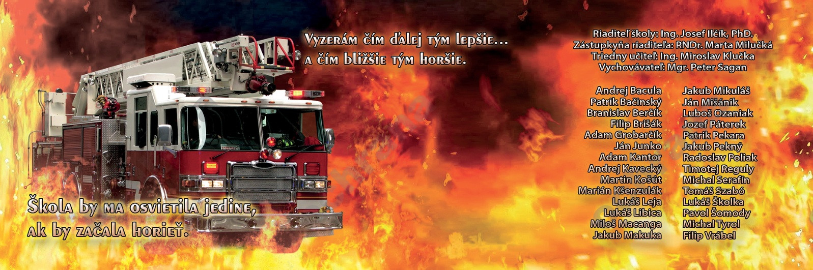 Oznamka 6123: hasičské, oheň