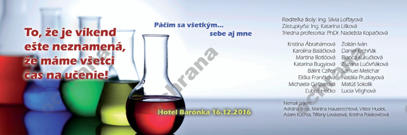 Oznamka 6141: chémia, chemici Oznamka 6141: chémia, chemici