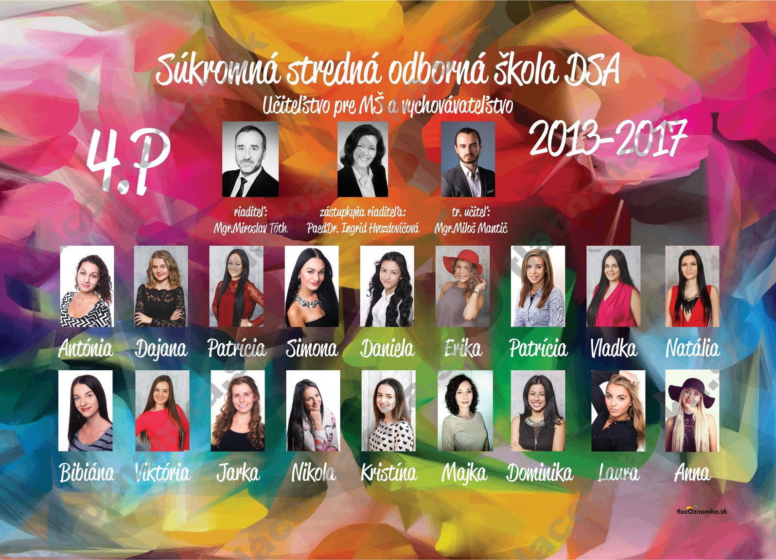 Smart - Tablo na doske 5027d: farebné, machule