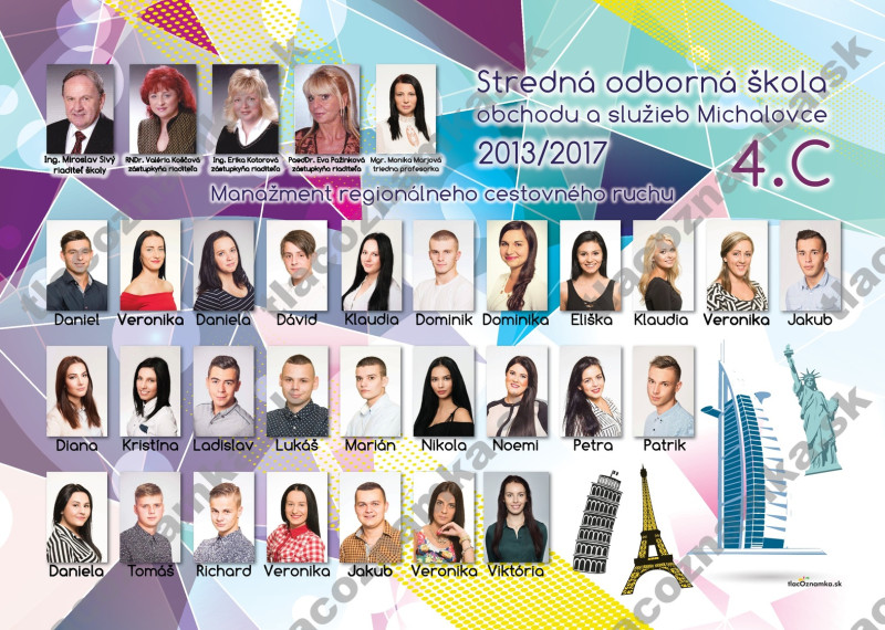 Smart - Tablo na doske 608a: abstraktné, farebné