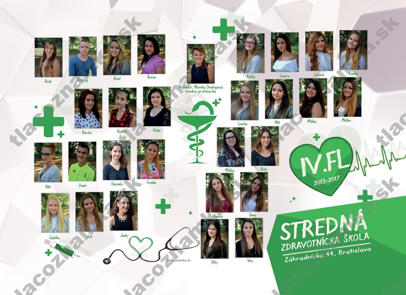 Smart - Tablo na doske 6039: zdravotná, zdravotnícke