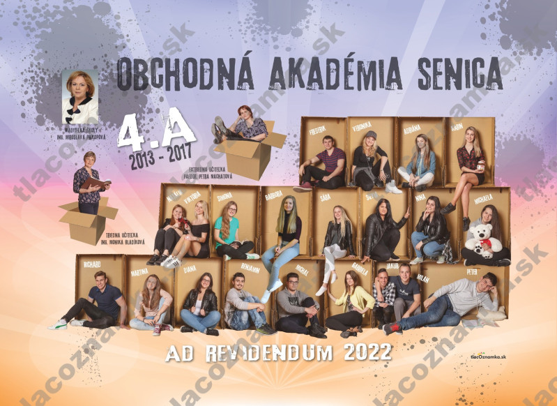 Style - Tablo v ráme 987b: trieda