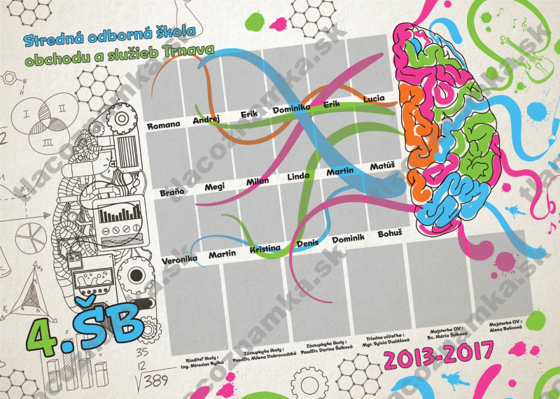 Style - Tablo v ráme 605a: zdravotná, zdravotnícke