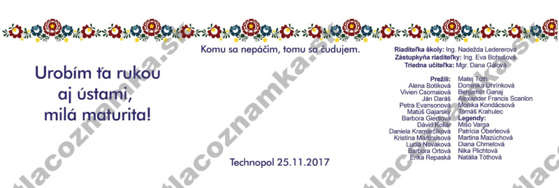 Oznamka 6144: ornamenty, kvety Oznamka 6144: ornamenty, kvety