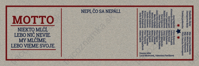 Oznamka 8092: konzervatórium, umelecká Oznamka 8092: konzervatórium, umelecká