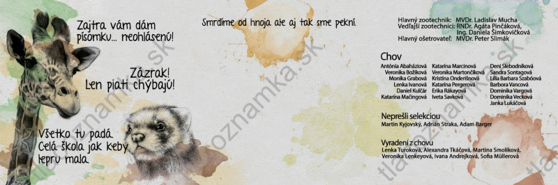 Oznamka 8086a: zvieratá, opice Oznamka 8086a: zvieratá, opice