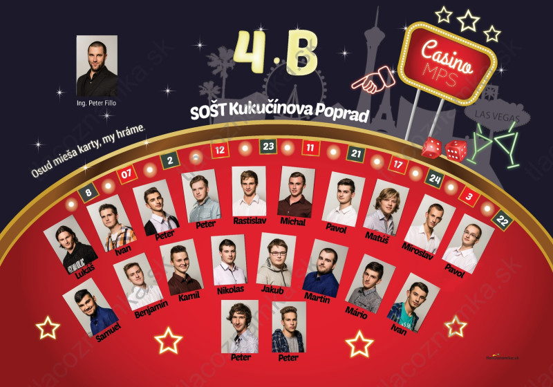 Smart - Tablo na doske 5001b: hra, kasíno