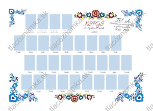 Smart - Tablo na doske 6033: kvety, ornamenty