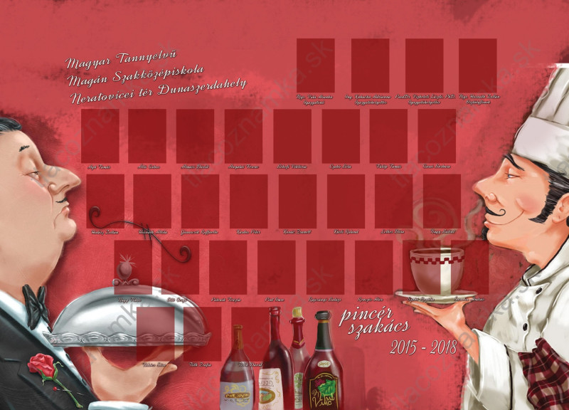 Smart - Tablo na doske 6034: kuchár, čašník