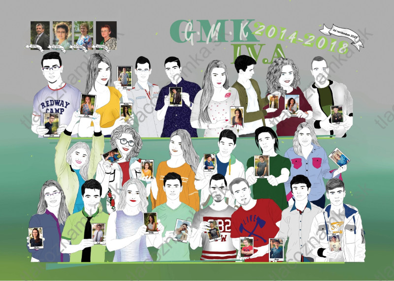 Smart - Tablo na doske 6055: žiaci, postavičky