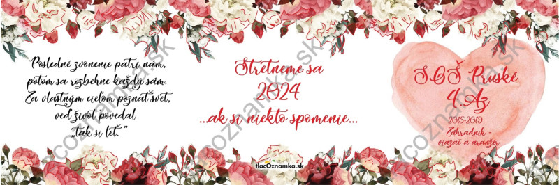 Oznamka 9007: kvety, ružové Oznamka 9007: kvety, ružové