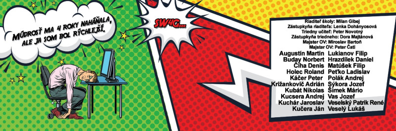 Oznamka 9100: komix, grafika