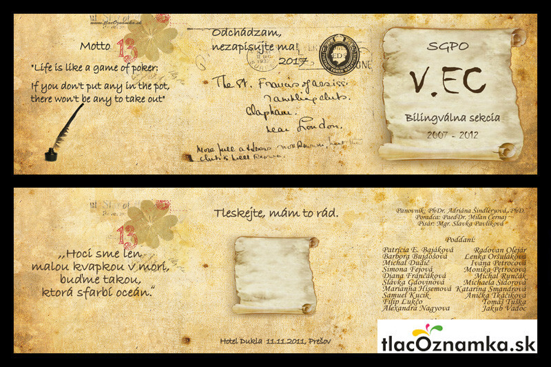 Oznamka 50 Oznamka 50