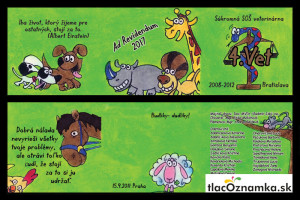 Oznamka 904: zvieratá, veterinár