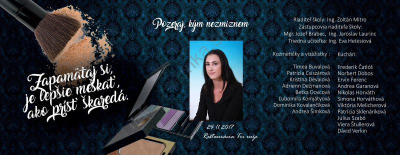 Oznamka 9081: kozmetička, vizážistka Oznamka 9081: kozmetička, vizážistka