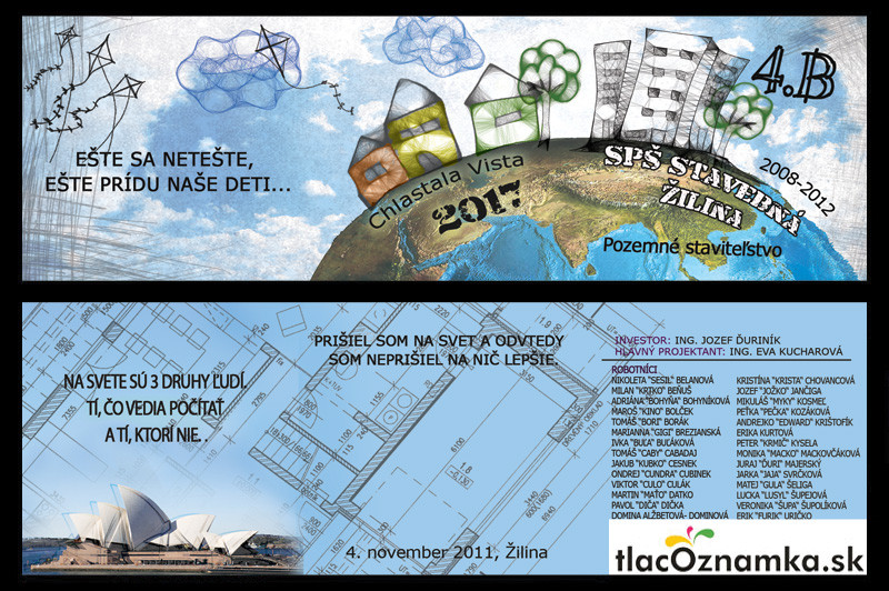 Oznamka 10a: zemeguľa, stavebné Oznamka 10a: zemeguľa, stavebné