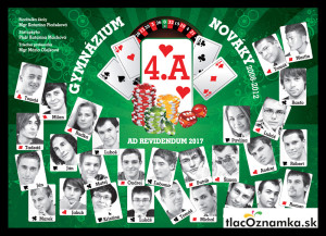 Poster - Tablo plagát 651: chlapčenské, poker