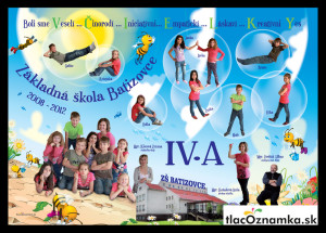 Style - Tablo v ráme 992: škola