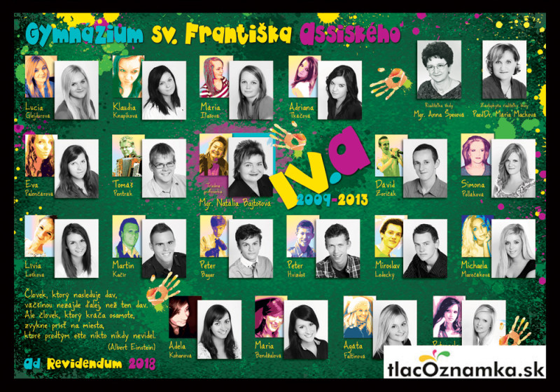 Poster - Tablo plagát 123c: machule, tabuľa