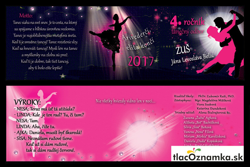 Oznamka 1136: tanec, konzervatórium