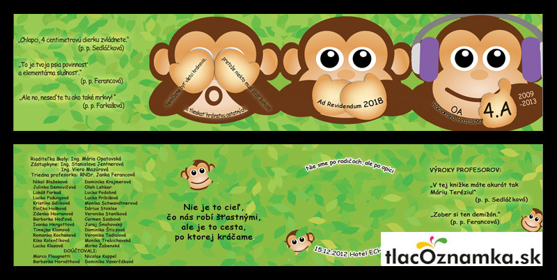 Oznamka 151b: opice, zvieratá Oznamka 151b: opice, zvieratá