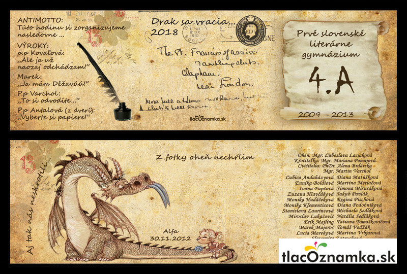 Oznamka 50h Oznamka 50h