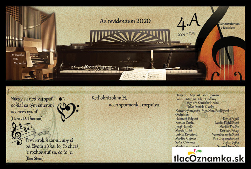 Oznamka 1141: umelecká, konzervatórium