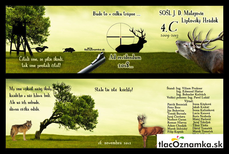 Oznamka 884b: les, lesnícka