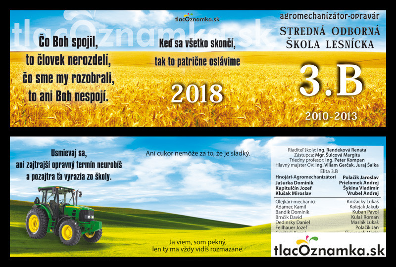 Oznamka 1152: poľnohospodárska, agropodnikanie Oznamka 1152: poľnohospodárska, agropodnikanie