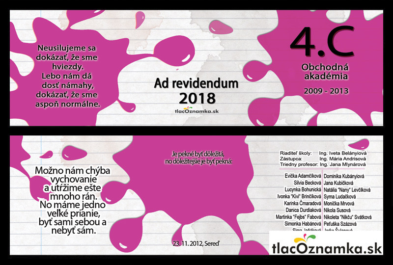 Oznamka 208e Oznamka 208e