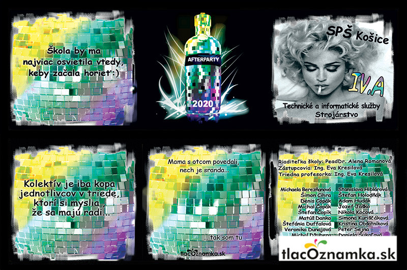 Oznamka 69g: hotelová, alkohol Oznamka 69g: hotelová, alkohol