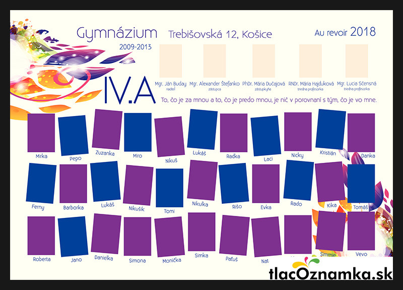 Style - Tablo v ráme 2018