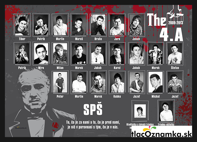 Art - Tablo na plátne 687a: chlapčenské, murár