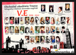 Poster - Tablo plagát 2029: pamiatky, anglicky
