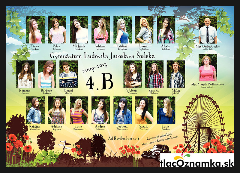 Poster - Tablo plagát 618a: umelecká, kreslené