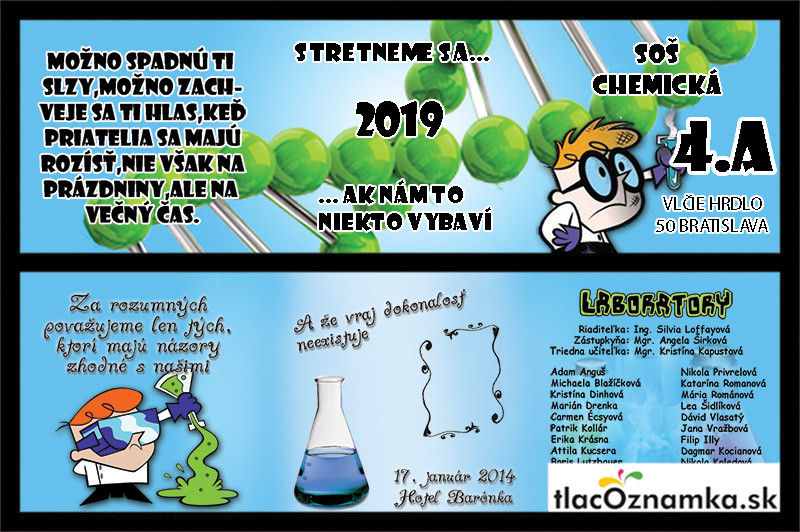 Oznamka 1493: chémia, postavičky Oznamka 1493: chémia, postavičky