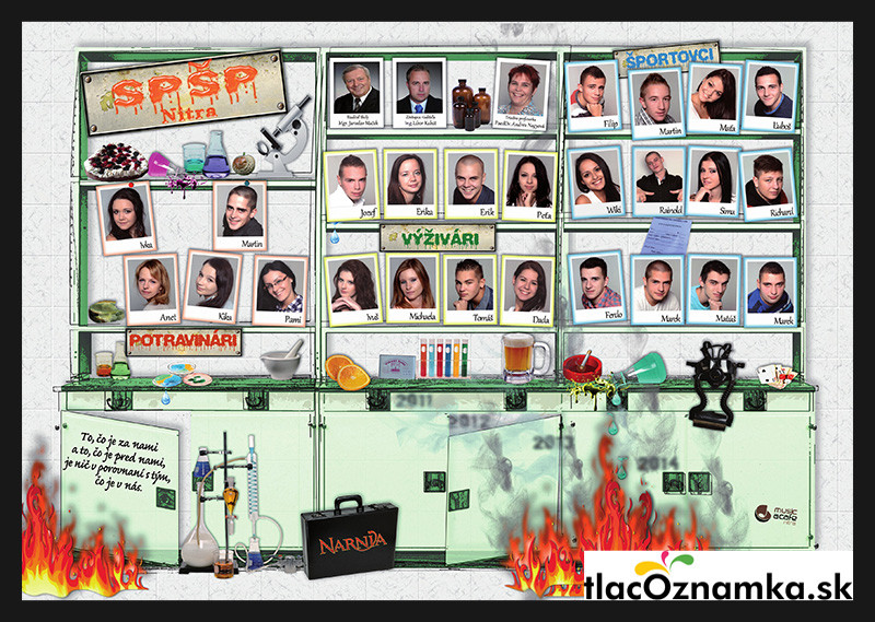 Poster - Tablo plagát 2070: chémia, fyzika