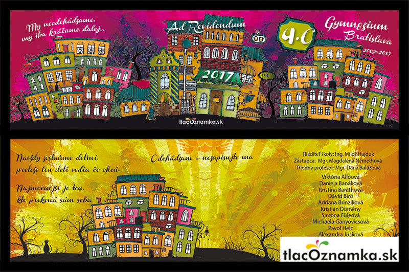 Oznamka 190: farebné, architekt Oznamka 190: farebné, architekt